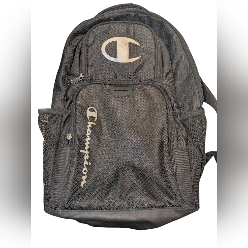 💟10/20$ Champion Black Mesh Backpack for Men